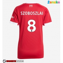 Ženske Nogometnih dresov Liverpool Dominik Szoboszlai #8 Domači 2025-26 Kratki rokavi